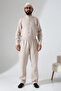 Men's Elastic Waist Pocket Hajj Umrah Muslin Pants - Beige (Ans) - 6