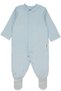 Organic Interlock Sock Jumpsuit (Organic Sleepy Sheepy) Blue