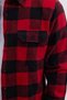 Men's slim fit long sleeve flap pocket plaid winter lumberjack shirt - 3