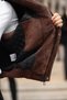Trend Oversize Vintage Bomber Jacket - 4