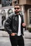 Trend Oversize Vintage Bomber Jacket - 3