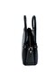 Black - Women's Handbag with Black Logo Sp1254 - 3
