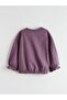Lcw Kids Girls Drawstring Sweatshirt and Polka Dot Leggings - 4