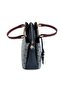 Gray - Navy Blue - Claret Red Monogram Women's Handbag Sp969 - 3