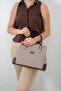 Coffee Yellow - Brown Plaid Line Square Women's Handbag Sp667