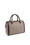Coffee Yellow - Brown Plaid Line Square Women's Handbag Sp1091 - 5