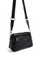 Black - Women's Crossbody Bag with Black Logo Sp1184 - 2