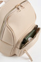 Women's Koala Mink 3 Compartment Soft Faux Leather Zipper Closure Travel & Casual Backpack - 6