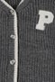 Baby Girl Applique Detailed Knitwear Anthracite Cardigan - 3