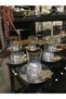 Metal Plate Brooch Detailled Tea Set for 6 People - 3