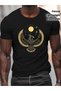 qubo Unisex Oversized Printed Cotton Crew Neck Short Sleeve T-shirt