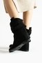 Vardy Suede Women's Gusseted Boots (Hidden Heel) - 3