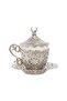 1 Piece Turkish Coffee Cup - Traditional Design with Crescent Motif, Turkish, Greek, Arabic Coffee - 3