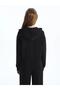 Hooded Women's Thick Zippered Sweatshirt (W5) - 4