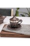 1 Piece Turkish Coffee Cup - Traditional Design with Crescent Motif, Turkish, Greek, Arabic Coffee - 2