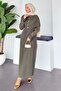 Veronika Designer Dress Khaki