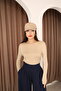 Women's Long Sleeve Crew Neck Stretch Fabric Combed Cotton Bodysuit - 2