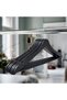 Wooden Look Clothes Hanger Black Clothes Hanger with Swivel Head 24 Pieces - 3