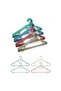 Plastic Clothes Hanger 24 Pieces Clothes Hanger Hanger Skirt Hanger - 2