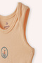 Newborn Round Neck Sleeveless Print Detailed Mint 2-Piece Bodysuit - 3