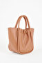 Women's Magnolia Tan Medium Size Lined Snap and Zipper Closure Handbag and Shoulder Bag - 2