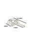 4 pieces Stainless Steel Foldable Triangular Steamer Rack - 3