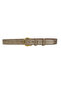 100% Genuine Leather, Gold Buckle 4 cm Suede Light Milk Brown Women's Belt; Jeans, Sports Belt=Sü.70.Açk.St. - 7