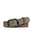 100% Genuine Leather, Nickel 4 cm Suede Light Milk Brown Women's Belt; Jeans, Sports Belt=Suede.23.Brown.Milk.Brown - 2