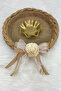 Promise Engagement Wedding Henna Bride Basket and Tray, Wedding Circumcision Bride Gift Decorative Wicker Rose Jute - 5