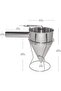 Dispenser | Stainless Steel | Batter Pourer (Funnel) - 6