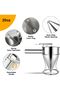 Stainless Steel Pancake Batter Dispenser Funnels with Stand (600ml) - 3