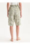 Floral Women's Shorts with Elastic Waist - 5