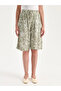 Floral Women's Shorts with Elastic Waist - 3