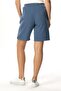 Pearl Tie-Up Long Summer Muslin Shorts Indigo Indg - 2