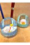 Lucky Cat (Maneki-Neko) Water Pen Holder – Snow Globe Effect Lucky Decor (8 cm) - 3