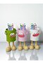 DIY Cute Legged Bucket Pen Holder Red Color (Height 15.5 cm) - 4