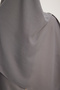 A4801 Large Chiffon Scarf 140X140 - Smoked - 4