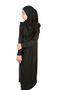 Practical Headscarf One-Piece Children's Prayer Dress 8-12 Years Old - Black - 6