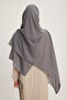 A4801 Large Chiffon Scarf 140X140 - Smoked - 3