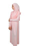 Practical One-Piece Children's Prayer Dress with Headscarf 8-12 Years Old - Powder - 7