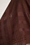 A25256 Jacquard Plaid Chiffon Scarf 120X120Cm - Brown - 5