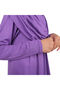 Practical Headscarf One-Piece Children's Prayer Dress 8-12 Years Old - Purple - 6