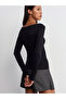 Boat Neck Long Sleeve T-Shirt - 2