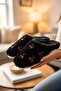 Women's Casual Slippers Plush Woolen Fur Slippers Guest Dowry Bundle Bride House Slippers - 4