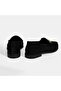 Women's Black Suede Loafer with Tassel Accessories - 8