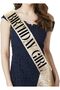 Birthday Sash Tiara Crown Headband for Girls Women Birthday Party Supplies, A06 - 2
