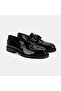 Men's Burgundy Tassel Detailed Leather Loafer
