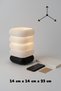 Pamukkale Travertine Radiance – Decorative Table Lamp |   Uhd - 6