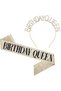 Birthday Sash Tiara Crown Headband for Girls Women Birthday Party Supplies, A05