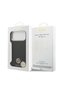 iPhone 17 Pro Max Compatible Case Licensed M-Safeli Grained Writing and Stone 4g Logo Cover Black - 8